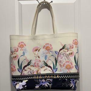 Ted Baker Decadence Icon large vinyl tote bag